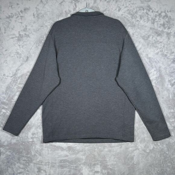 TravisMathew Gray 1/4 Zip Pullover Sweatshirt Men’s XL - Picture 2 of 5